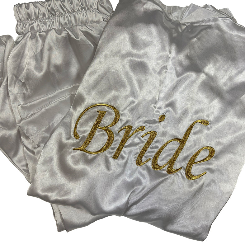 Bridal Satin robe