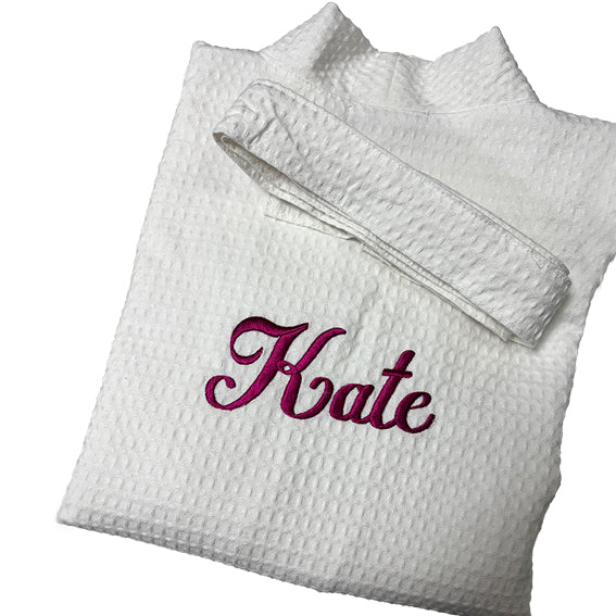 Cotton Waffle Bathrobe