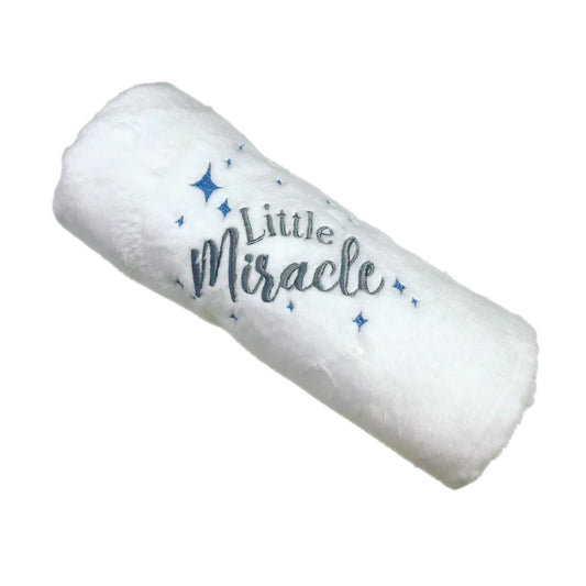 Baby Fleece embroidered blanket