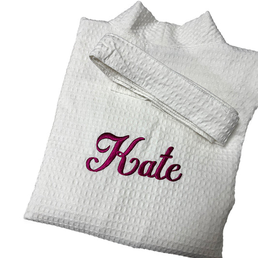 Cotton Waffle Bathrobe
